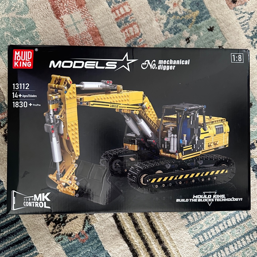 Awesome New Yellow Mechanical Digger lego